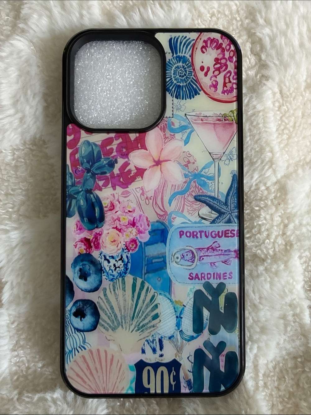 Pretty European Summer Margarita Coastal Phone Case iPhone 14 Pro Max NEW NIP